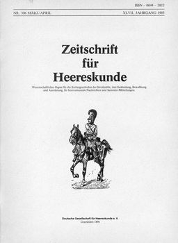 Zeitschrift fur Heereskunde №306