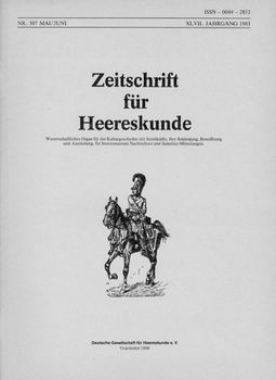 Zeitschrift fur Heereskunde №307