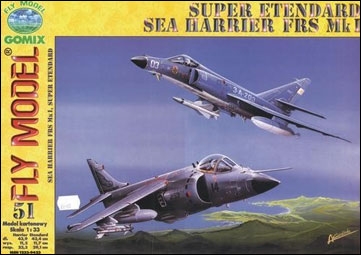 Fly Model  51 - Super Etendard & Sea Harrier FRS Mk.I