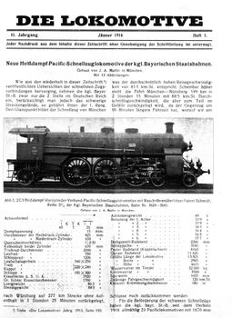 Die Lokomotive 11.Jaghrgang (1914)