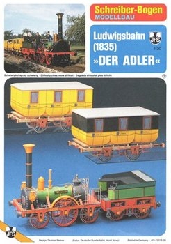Ludwigsbahn 1895 Der Adler [Schreiber-Bogen]