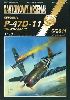 Republic P-47D-11 Thunderbolt (Halinski Kartonowy Arsenal 6/2011)