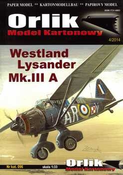 Westland Lysander Mk.III A [Orlik 096]