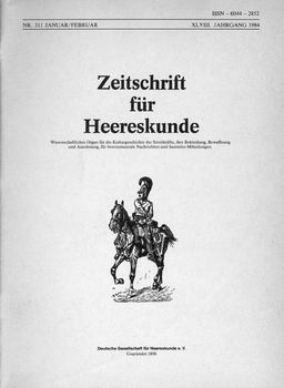Zeitschrift fur Heereskunde 314/315