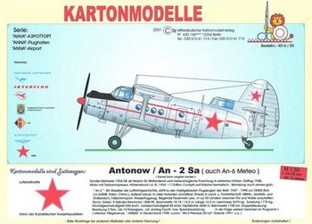 An-2Sa (An-6 Meteo) [Kartonmodell Verlag]