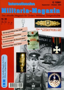 Internationales Militaria-Magazin 98