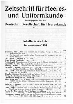 Zeitschrift fur Heeres- und Uniformkunde 162-166