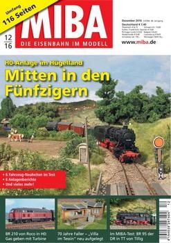 MIBA Die Eisenbahn im Modell 2016-12