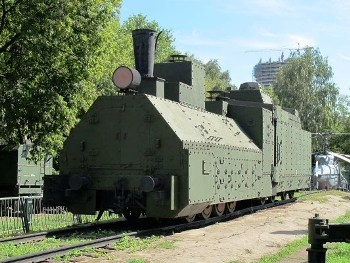 Armored Locomotive from Krasnovostochnik Armored Train Walk Around