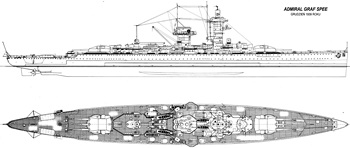 Чертежи линкора "Admiral Graf Spee"