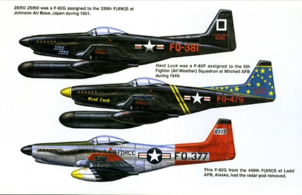 F-82 Twin Mustang - In Action Mini 1608