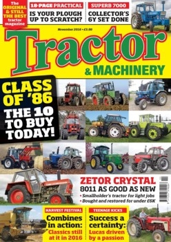 Tractor & Machinery Vol. 22 issue 13 (2016/11)