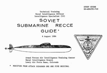 Soviet Submarine RECCE Guide
