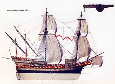 Война на море №8 - Испанские галеоны 1530-1690