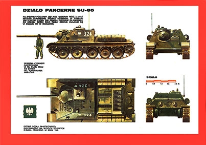 Dzialo Pancerne SU-85  [Typy Broni i Uzbrojenia 008]