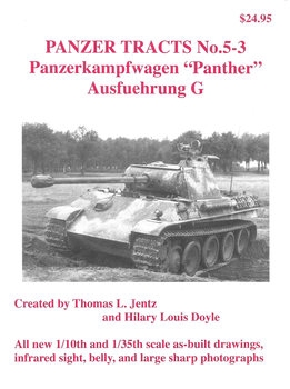 Panzerkampfwagen "Panther" Ausfuehrung G (Panzer Tracts No.5-3)