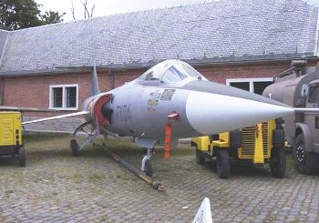 F-104 during restoration Walk Around