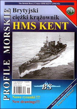 Profile Morskie 77 - Brytyjski krazownik ciezki KENT