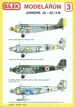Junkers Ju-52/3m (Bilek Modelarum  3)