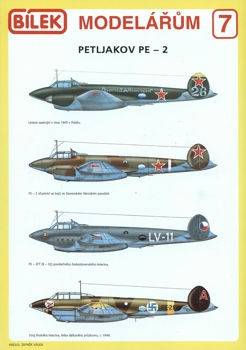 Petljakov Pe-2 (Bilek Modelarum  7)