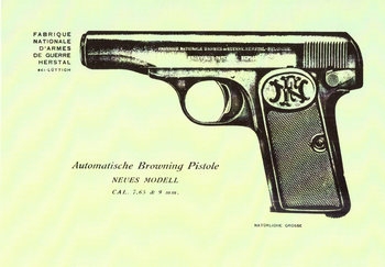 Automatische Browning Pistole