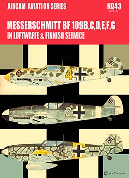 Aircam 43 - Messerschmitt Bf-109B,C,D,E,F,G in Luftwaffe and Finnish Service, v.4
