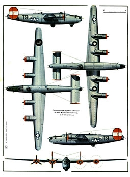 Consolidated B-24J Liberator  [Aircraft Profile 19]