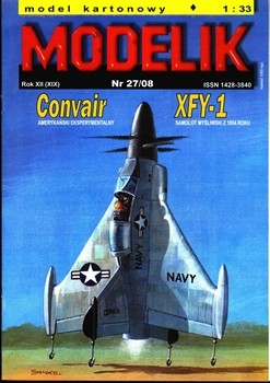 Convair XFY-1 (Modelik 2008-27)