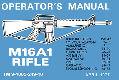 M16A1 rifle operator's manual