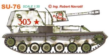 Su-76 (Вestpapermodel)