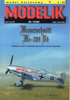 Messerschmitt Me-209 V4 (Modelik 2006-15)