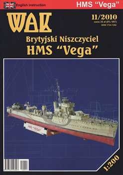 Эсминец класса V HMS Vega (WAK 2010-11)
