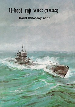   U-boot typ VIIC 1944 . (ModelCard 010)