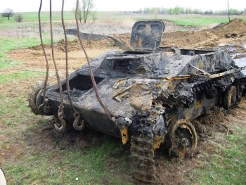 Finding, extracting and renovating the T-60 tank (Volgograd) Photos