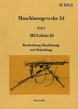 Maschinengewehr 34 Teil 2 MGLafette 34 (D124/2)