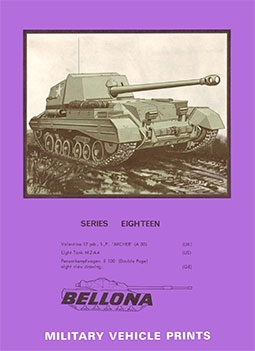 Bellona Military Vehicle Prints Series eighteen