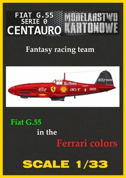 Fiat G.55 Centauro ( Modelarstwo Kartonowe)