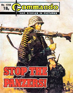 Commando #1720 Stop the panzers (War stories ib pictures)