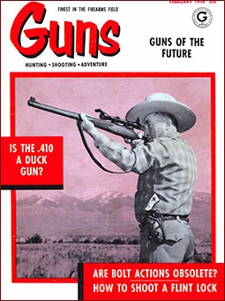 GUNS MAgazine February 1958