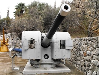 Italian 120mm Naval Gun Walk Around