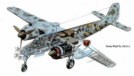 Wydawnictwo Militaria 110 - Focke Wulf Ta 154